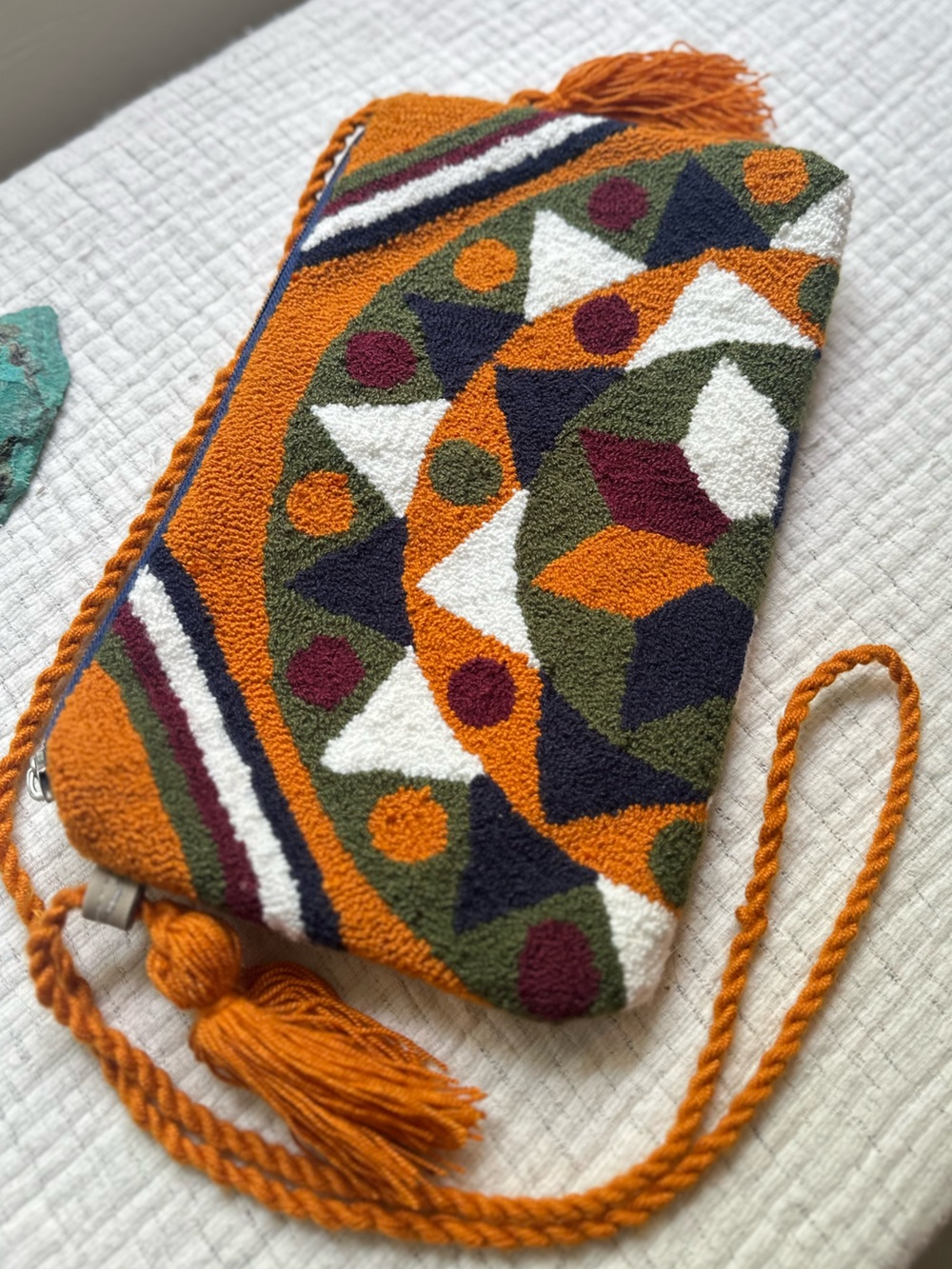 Handcrafted Sacred Valley Crossbody / Wayuu Style Clutch